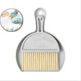 thumbnail image 1 of VQPeo Mini Broom and Dustpan Set for Home, Car, Kitchen, Table - Durable Plastic Bristles, Handheld(Gray), 1 of 3