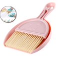 thumbnail image 1 of VQPeo Mini Broom and Dustpan Set for Home, Car, Kitchen, Table - Durable Plastic Bristles, Handheld(Pink), 1 of 3