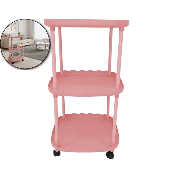 VQPeo Mini Plastic Side Table, Modern European Nightstand, Compact Bedside Organizer for Small Apartments & Bedroom Convenience