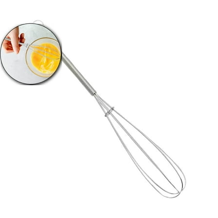VQPeo Mini Whisk Stainless Steel Mini Whisk Small Wire Hand Whisks, Kitchen Cookware for Cooking, Whisking, Blending, Beating
