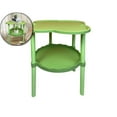thumbnail image 1 of VQPeo Movable Sofa Side Table, Double Layer Cloud Shelf, Plastic Living Room Coffee Table for Small Apartment Living, 1 of 6