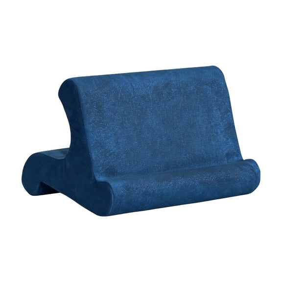 VQPeo Multi-Angle Reading Pillow and Tablet Stand with Plush Comfort – Perfect for Relaxing, Napping, and Device Viewing on Couch, Bed, or Travel(Blue)