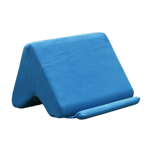 VQPeo Multi-Function Reading Pillow with Adjustable Angles for Comfortable Reading, Relaxation, and Device Support for Home, Office, and Travel(Blue)