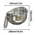 thumbnail image 1 of VQPeo Multifunctional Rice Strainer, Vegetable Washer Basket, Fine Mesh Pasta Straining Bowl for Kitchen & Food Prep Use, 1 of 5