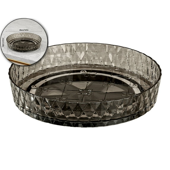 VQPeo Multifunctional Rotating Rack Kitchen Countertop Storage Turntable - Spice Organizer & Living Room Desktop Tray