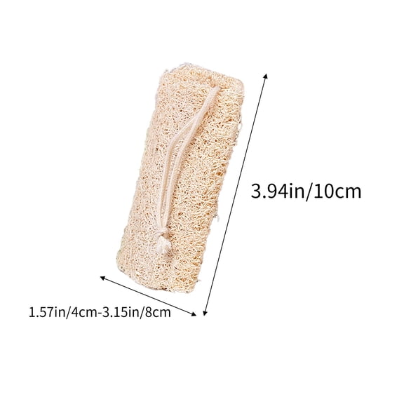 VQPeo Natural Loofah Shower Brushes - Exfoliating Body Scrub Sponges, Eco-Friendly Bath Accessories, Gentle Skin Care, Practical Cleaning Tools for Bath and Shower