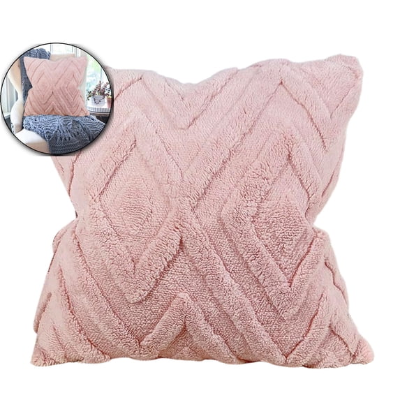 VQPeo One Sided Pattern Pillow Cover, Polyester Cushion Shade, Decorative Sofa Toss Pillow Cover for Living Room Sofa