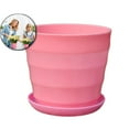 thumbnail image 1 of VQPeo Outdoor & Indoor Flower Pots - Large Plastic Flower Pots with Saucer, Perfect for Indoor & Outdoor Gardening, 1 of 5