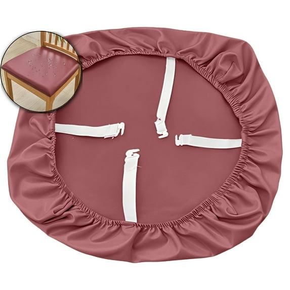 VQPeo Padded Stool Covers - Chair Seat Cusion Covers for Office Chair Covers, with Straps Washable Slipcovers Protector, Home, Dining Room Bar Wedding Party Decor