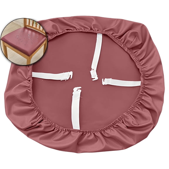 VQPeo Padded Stool Covers - Chair Seat Cusion Covers for Office Chair Covers, with Straps Washable Slipcovers Protector, Home, Dining Room Bar Wedding Party Decor