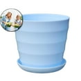 thumbnail image 1 of VQPeo Plant Pots with Drainage Holes & Saucers - Large Self-Watering Plastic Planters, Perfect for Indoor & Outdoor Gardening, 1 of 5