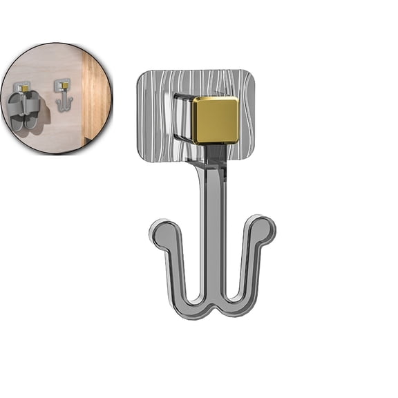 VQPeo Plastic Bathroom Slipper Rack - No Drill Wall Mounted Shoe Organizer, Adhesive Suction Slipper Holder for Bathrooms, RVs & Small Spaces