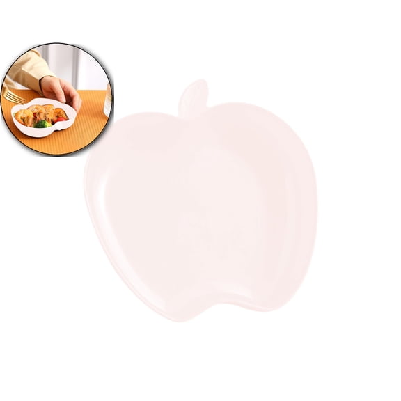 VQPeo Plastic Dinner Plates, Dishwasher & Microwave Safe Reusable Plates, Lightweight Stackable Camping Kitchenware for Family Meals