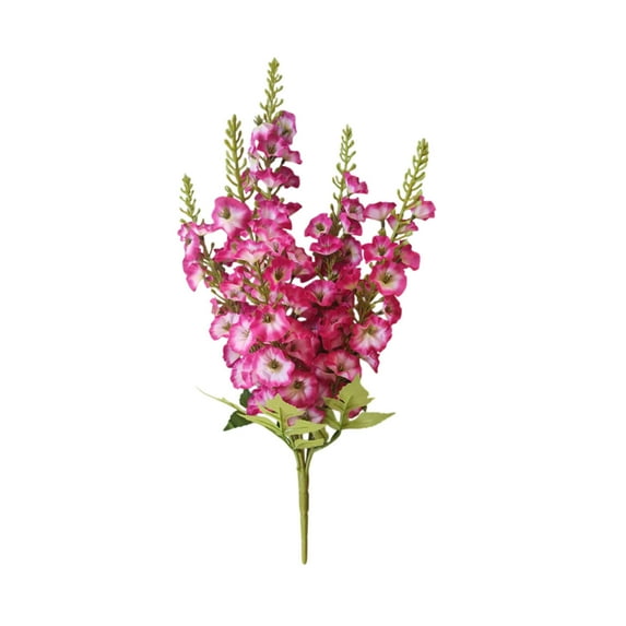 VQPeo Plastic Morning Glory Flower Arrangement, UV-Resistant Artificial Vines Bouquet, Multicolor Faux Floral Garland for Garden & Patio Decoration