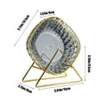 thumbnail image 1 of VQPeo Plastic Plates Set of 4, Versatile Dining Tableware for Shrimp Shells, Bones & Snacks, Space-Saving Stackable Design with Storage, 1 of 4