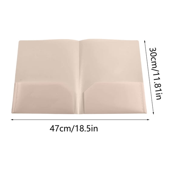 VQPeo Plastic Pocket Folders, Heavy Duty File Organizer, Letter Size Document Holders for Office and Document Management