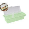 thumbnail image 1 of VQPeo Plastic Seasoning Box– Flip-Top Divided Storage Jar, Kitchen Organizer for Spices, Snacks & Cooked Food, Portable Container with Lid and Handle, 1 of 5