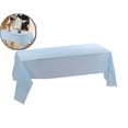 thumbnail image 1 of VQPeo Plastic Tablecloths Disposable Plastic Table Covers Table Cloths BBQ Picnic Birthday Wedding TableCloth Oil-proof Waterproof Table Cloth Light Weight Thin Table Cover, 1 of 5
