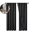 thumbnail image 1 of VQPeo Polyester Rod-Pull Curtains, 78.74x39.37 Inch Light-Blocking Sun Shades, Thermal Insulating Drapes for Bedroom, 1 of 5