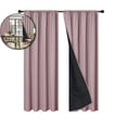 thumbnail image 1 of VQPeo Polyester Rod-Pull Curtains, 78.74x39.37 Inch Light-Blocking Sun Shades, Thermal Insulating Drapes for Bedroom, 1 of 5