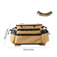 thumbnail image 1 of VQPeo Portable Outdoor Camping Folding Chair with Carry Handle, Lightweight and Sturdy for Fishing, Barbecue, Picnic, Travel, Supports, 1 of 4