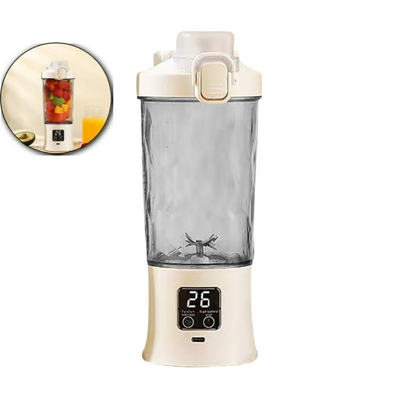 VQPeo Portable USB Rechargeable Blender for Shakes and Smoothies - Compact, Leak-Proof Blender Cup and Bottle