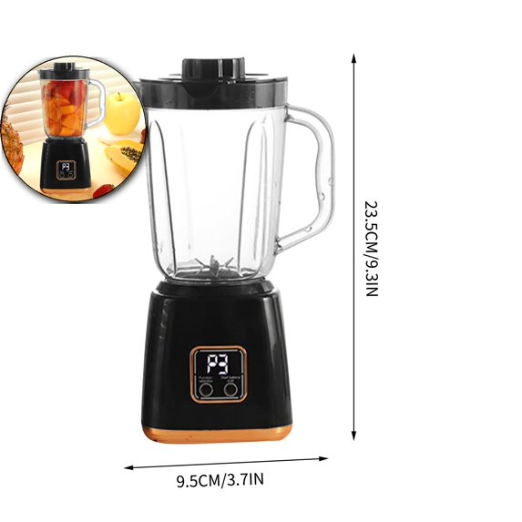 VQPeo Portable Wireless Juicer, Rechargeable Automatic Fruit & Vegetable Extractor for Home, Travel, Office(Black)