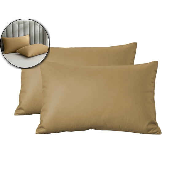 VQPeo Queen Pillowcases - Cotton Pillow Cases Set of 2 - Soft and Breathable with Envelope Closure Pillow Cover for Sleeping