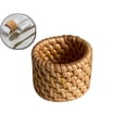 thumbnail image 1 of VQPeo Rattan Napkin Ring, Wooden Paper Towel Holder, Elegant Table Decor Ring for Restaurant Dining Settings, 1 of 6