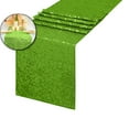 thumbnail image 1 of VQPeo Rectangle Sequin Table Runner, Glitter Table Flag, Table Decoration for Wedding Party Birthday(Green), 1 of 4