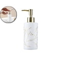 thumbnail image 1 of VQPeo Refillable Glass Bottle, Bathroom Lotion Dispenser w/Sealing Top(White), 1 of 6