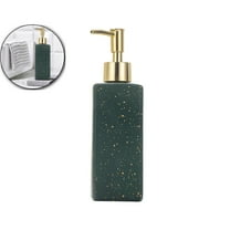 VQPeo Refillable Glass Foaming Soap Dispenser, Pump Bottle for Bathroom Kitchen Hand Wash(Green)