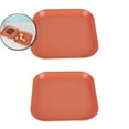 thumbnail image 1 of VQPeo Reusable Mini Dinner Plates,2 Pcs Spit Bone Dish, Fruit Salad Plates, Lightweight and Easy to Carry, 1 of 6