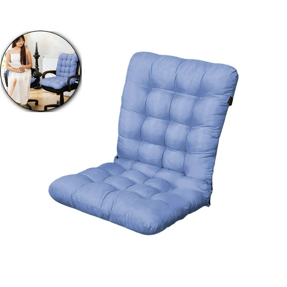 VQPeo Rocking Chair Cushion, High Back Patio Cushions - Waterproof Solid Tufted Pillow, Indoor/Outdoor Pads with Ties, Fade-Resistant & Seasonal All Weather Replacement