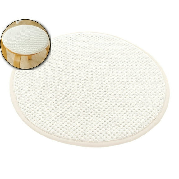 VQPeo Round Seat Cushions for Outdoor and Kitchen Chairs - 14x14 Inch Cushions with Ties - Comfortable 14 Inch Cushions for Chairs