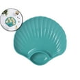 thumbnail image 1 of VQPeo Shell-Shaped Plastic Dinner Plate – Reusable, Unbreakable & Lightweight, Dishwasher & Microwave Safe for Kitchen, Camping, 1 of 5