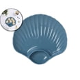 thumbnail image 1 of VQPeo Shell-Shaped Plastic Dinner Plate – Reusable, Unbreakable & Lightweight, Dishwasher & Microwave Safe for Kitchen, Camping, 1 of 5
