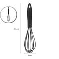 thumbnail image 1 of VQPeo Silicone Whisk, Stainless Steel Heat Resistant Non-Scratch Kitchen Cooking Utensil for Blending, Whisking, Beating, Frothing, Stirring - Ergonomic Design, Easy to Clean, Durable, 1 of 3