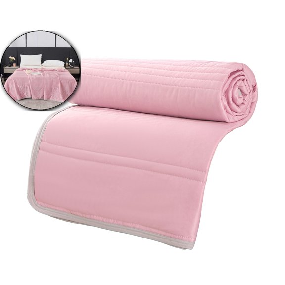 VQPeo Silk Cooling Blanket, Cool Ice Cooling Blanket, Cool Ice Summer Comforters Blanket for Hot Sleepers Night Sweats(Pink)