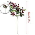 thumbnail image 1 of VQPeo Simulated Olive Fruit Branch, Artificial Green Leaf Garland, Home Wall Decor Flower for Office Ambiance & Living Room Freshness, 1 of 5