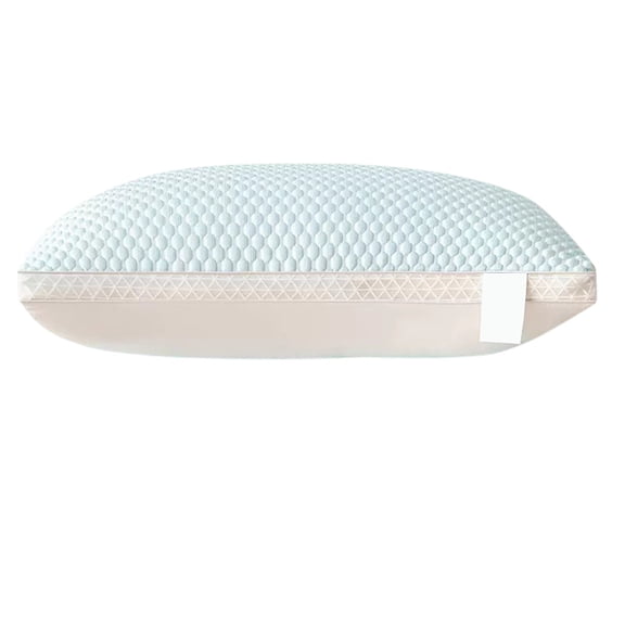 VQPeo Sleeping Pillow for Stomach & Side Sleepers - Best Comfortable Pillow with Down Filling & Memory Foam