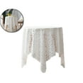 thumbnail image 1 of VQPeo Small Square Tablecloth, Lace Doilies, Square Tablecloths Side Table Cover, Crochet Tablecloth for Round Table Topper Furniture, 1 of 5