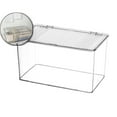 thumbnail image 1 of VQPeo Small Stackable Storage Bins with Hinged Lid, Acrylic Organizer Box, Clear Storage Box, Cosmetic Case for Home, Office, 1 of 5