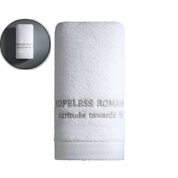 VQPeo Soft Absorbent Bath Towel, Plush Face Wash Cloth, Quick-Drying Spa Towel for Daily Bathroom Essentials