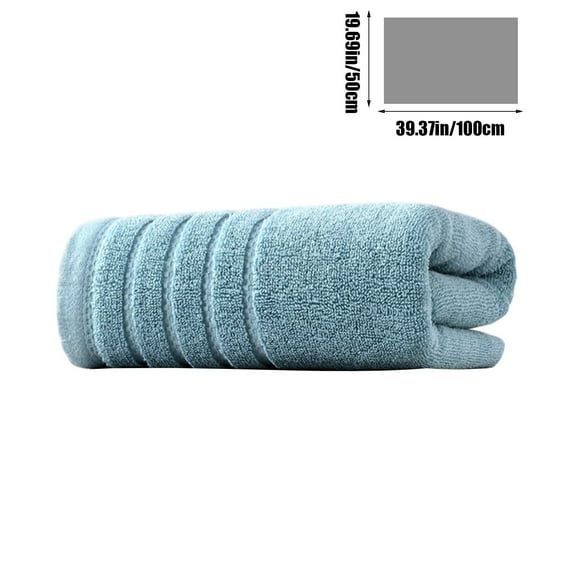 VQPeo Soft Absorbent Cotton Bath Towel for Household Use, Durable Quick-Dry Spa Pool Beach Dorm Multipurpose Towel