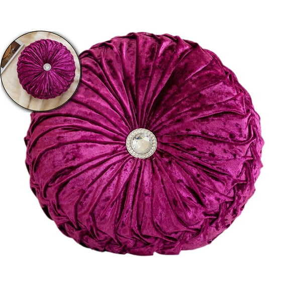 VQPeo Soft Plush Round Throw Pillows for Couch and Bed - Round Pillow Cushion for Couch Chair Bed Car