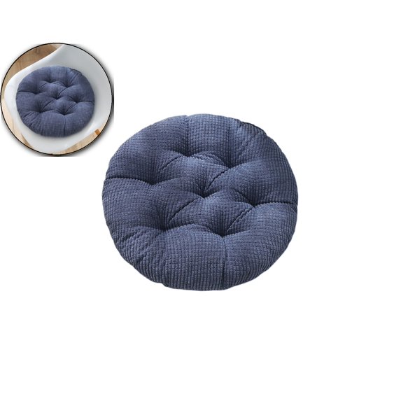 VQPeo Soft Round Chair Pad Chair Cushion Soft and Comfortable Seat Cushions for Kitchen Dining Office Chairs(Blue)