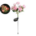thumbnail image 1 of VQPeo Solar Garden Lights, Solar Carnation Flower Light Outdoor Decoration Waterproof Solar Stake Lights Landscape Light for Flowerbed Walkway Patio Lawn Garden Xmas Decor, 1 of 5