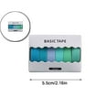 thumbnail image 1 of VQPeo Solid Color Tape Set, 6 Non-repetitive Paper Tapes, Versatile Crafting Tape Rolls for Journaling & Scrapbook Decoration, 1 of 3