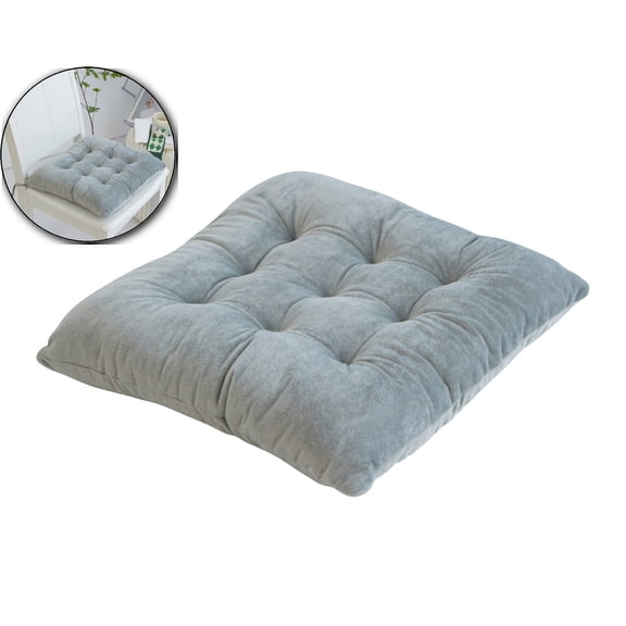 VQPeo Square Chair Cushions for Dining Chairs, Velvet Seat Pads, Square Chair Cushion for Indoor Outdoor Use